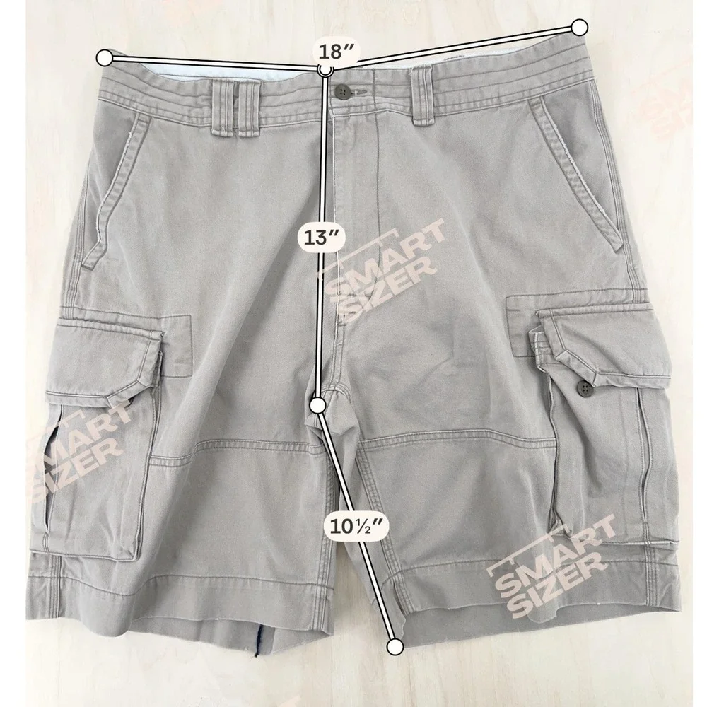Polo Ralph Lauren‎ Cargo Shorts Mens 36 Khaki Tan Multi-Pocket 90s Gorpcore